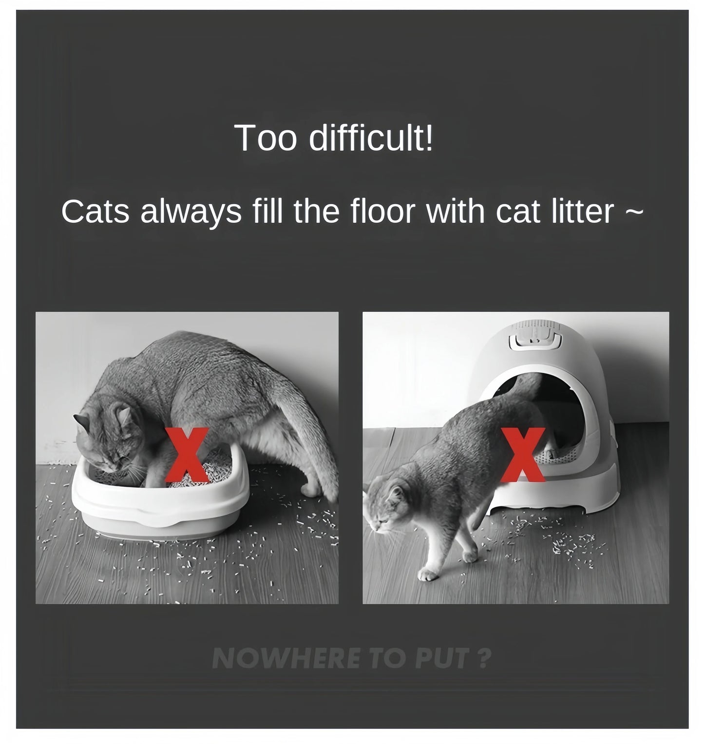 Double-Layer Cat Litter Mat