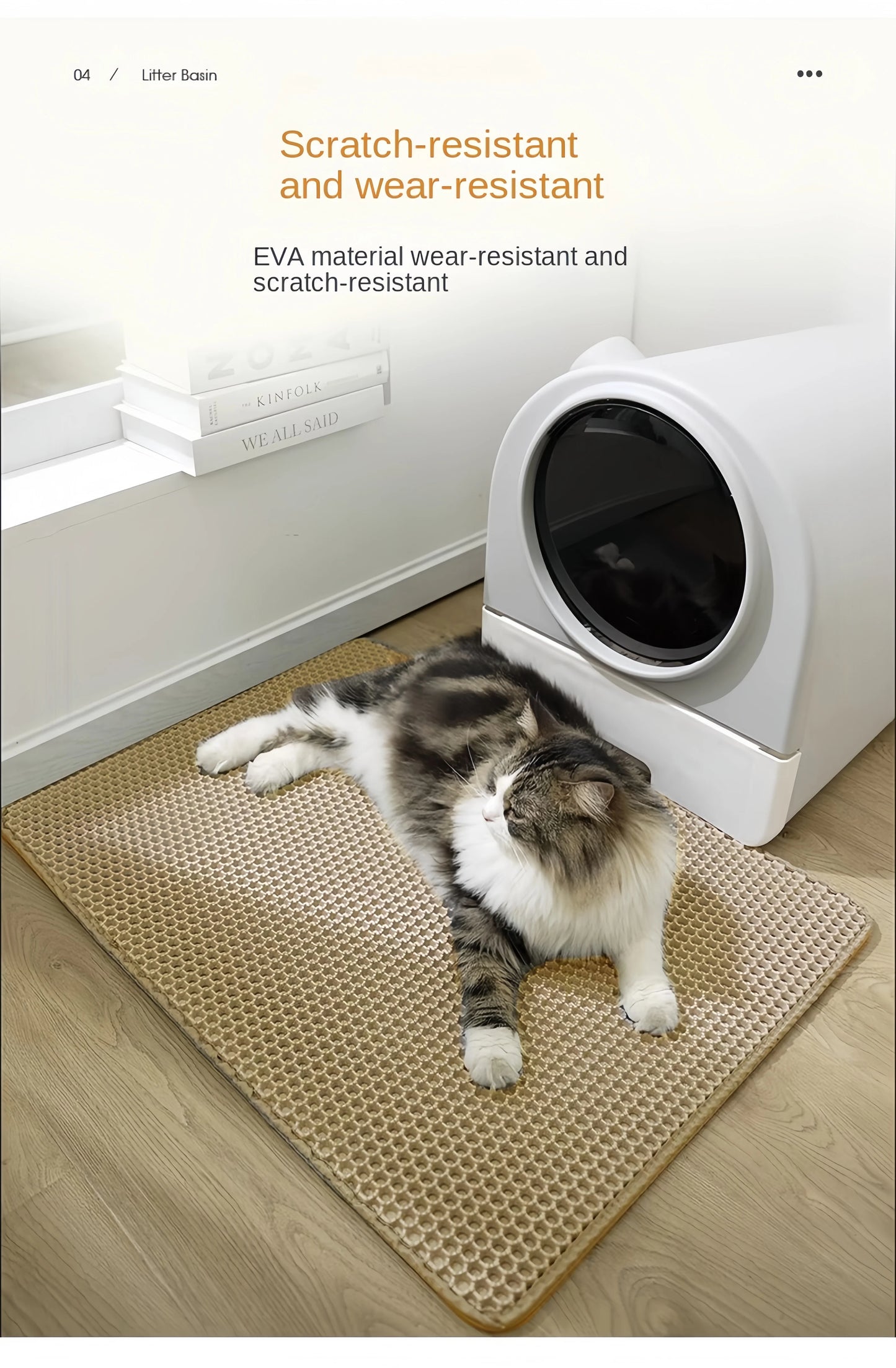 Double-Layer Cat Litter Mat