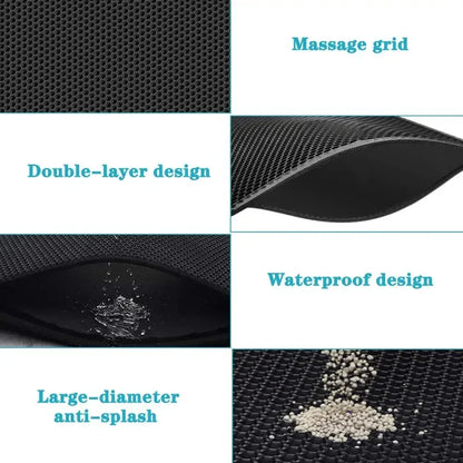 Double-Layer Cat Litter Mat