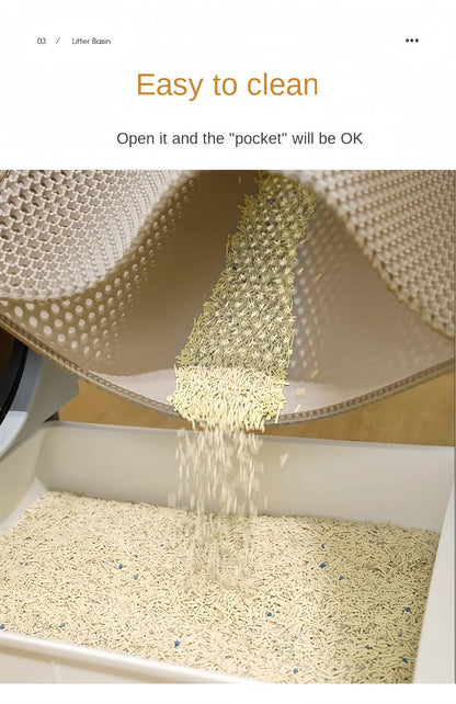 Double-Layer Cat Litter Mat