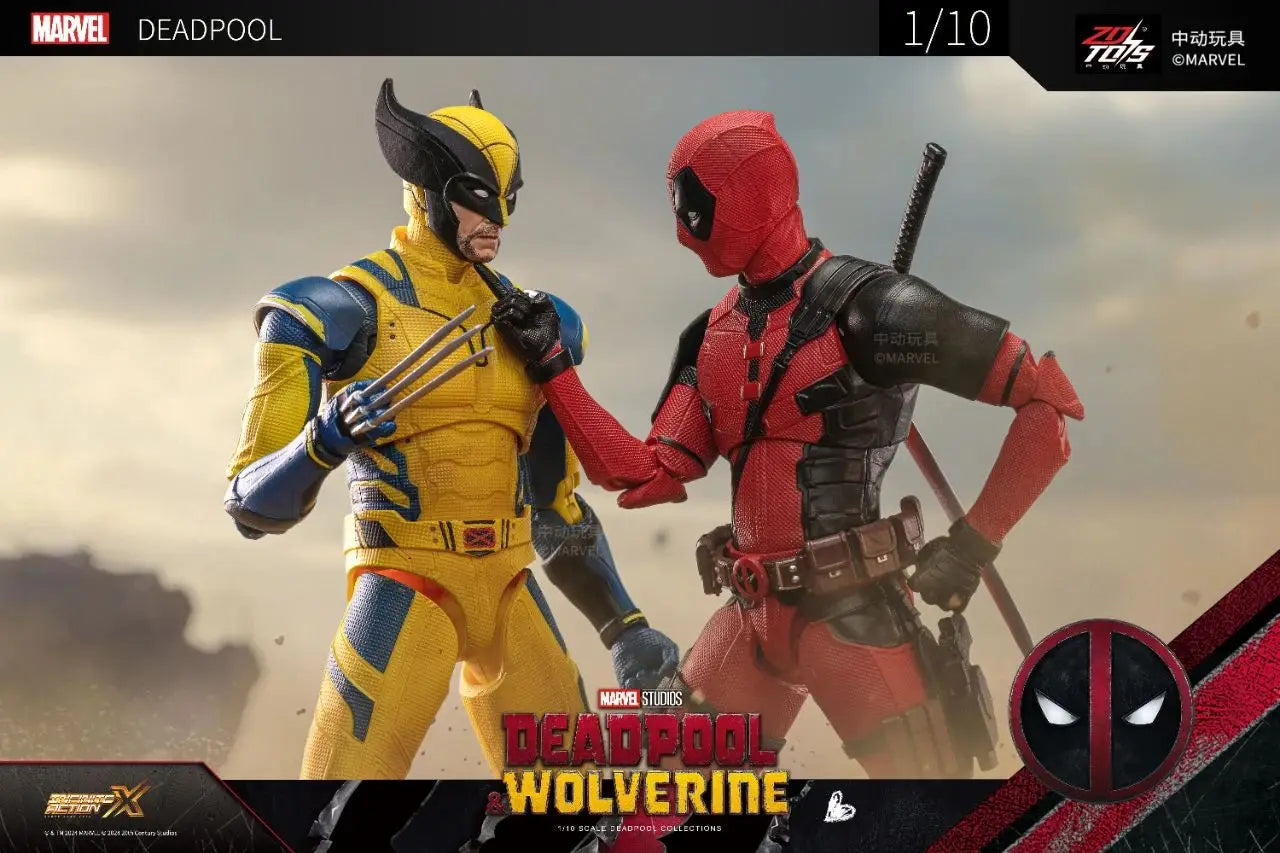 Deadpool & Wolverine Action Figure Set
